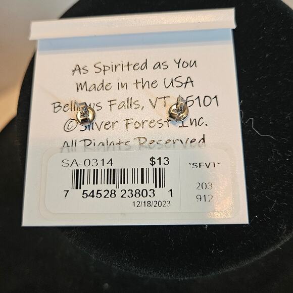 Elephant Stud Earrings SPIRIT by Silver Forest New with tag Sterling Silver Post - Picture 2 of 3